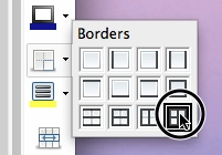 Select all borders